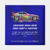 Autolichaamswinkel en precisie het schilderen magneet (Voorkant)