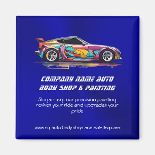 Autolichaamswinkel en precisie het schilderen magneet