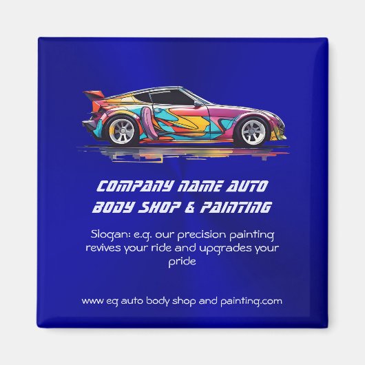 Autolichaamswinkel en precisie het schilderen magneet (Voorkant)