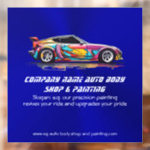 Autolichaamswinkel en precisie het schilderen raamsticker (Vel 2)