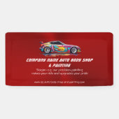 Autolichaamswinkel en precisie het schilderen spandoek (Horizontaal)