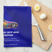 Autolichaamswinkel en precisie het schilderen theedoek (Quarter Fold)