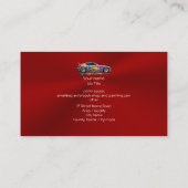 Autolichaamswinkel en precisie het schilderen visitekaartje (Achterkant)