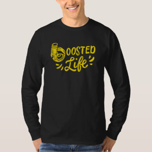 Autoliefhebber voor een beter leven met turbo slak t-shirt