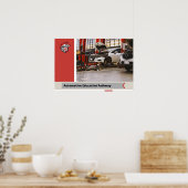 Autoloopbaan Poster (Keuken)