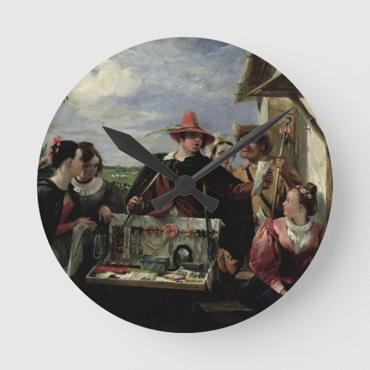 Autolycus, scène uit 'A Winter's Tale', 1836 (olie Ronde Klok (Voorkant)