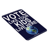 Automagneet- Stem als je Kinder... (echte aarde) Magneet (Rechterzijde)