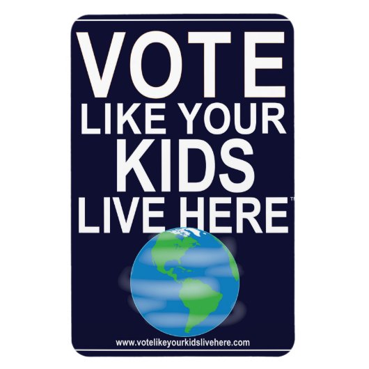 Automagneet- Stem zoals je Kinder... (cartoon) Magneet (Verticaal)