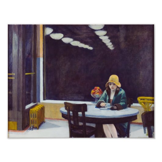 Automat | Edward Hopper | Foto Afdruk (Voorkant)