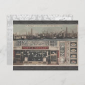Automat Horn & Hardart Time Square New York, Vinta Briefkaart (Voorkant / Achterkant)