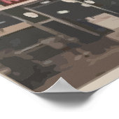 Automat Horn & Hardart Time Square New York, Vinta Poster (Hoek)