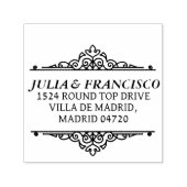 Automatic Rubber Stamp with Family Address Zelfinktende Stempel (Design)