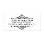 Automatic Rubber Stamp with Family Address Zelfinktende Stempel (Design)