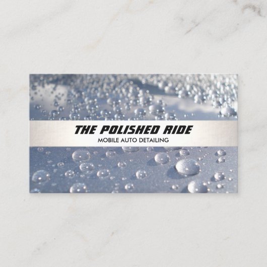 Automatisch aangeven van waterkralen visitekaartje (Voorkant)