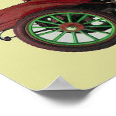 AUTOMATISCH AUTOMATISCH ROOD/CLASSIC POSTER (Hoek)