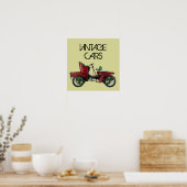 AUTOMATISCH AUTOMATISCH ROOD/CLASSIC POSTER (Keuken)