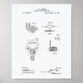 Automatisch brandblad 1891 - Whitepaper Poster (Voorkant)