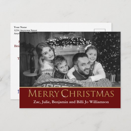 Automatisch converteren van foto's naar zwarte en  briefkaart (Voorkant / Achterkant)