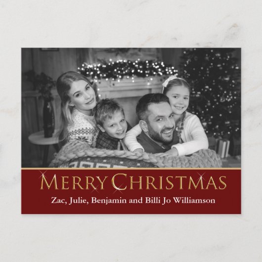 Automatisch converteren van foto's naar zwarte en  briefkaart (Voorkant)