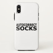 Automatisch Corrigerende Sokken Case-Mate iPhone Case (Achterkant)