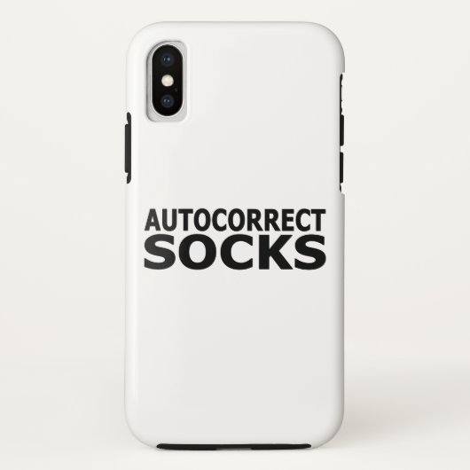 Automatisch Corrigerende Sokken Case-Mate iPhone Case (Achterkant)