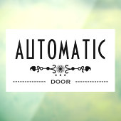 Automatisch Deur Bord, Raamsticker (Vel 3)