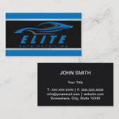 Automatisch gedetailleerde automatische spa modern visitekaartje (Voorkant / Achterkant)