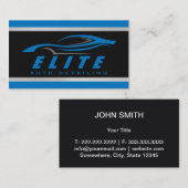 Automatisch gedetailleerde automatische spa modern visitekaartje (Voorkant / Achterkant)