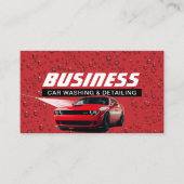 Automatisch gedetailleerde autowas Moderne reinigi Visitekaartje (Voorkant)