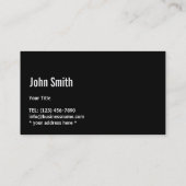 Automatisch gedetailleerde autowasprogramma's visitekaartje (Achterkant)