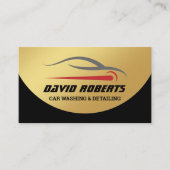 Automatisch gedetailleerde autowrakken voor auto's visitekaartje (Voorkant)