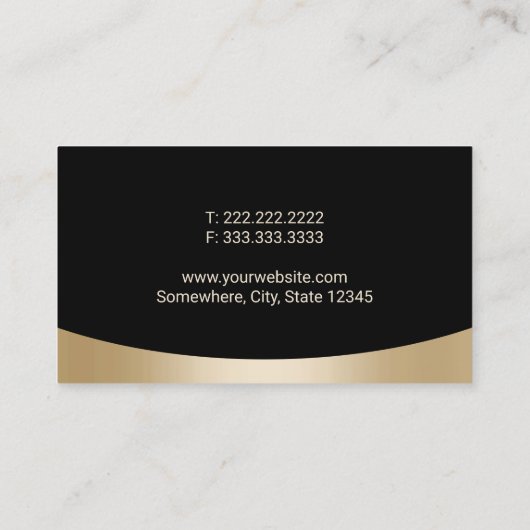 Automatisch gedetailleerde autowrakken voor auto's visitekaartje (Achterkant)