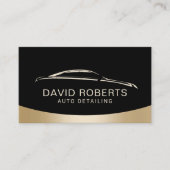 Automatisch gedetailleerde autowrakken voor auto's visitekaartje (Voorkant)