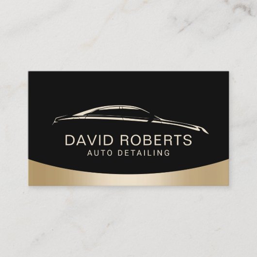 Automatisch gedetailleerde autowrakken voor auto's visitekaartje (Voorkant)