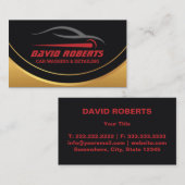 Automatisch gedetailleerde autowrakken voor auto's visitekaartje (Voorkant / Achterkant)