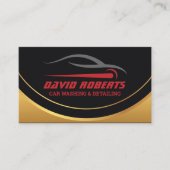 Automatisch gedetailleerde autowrakken voor auto's visitekaartje (Voorkant)