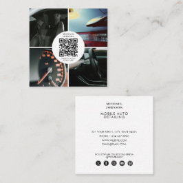 Automatisch gedetailleerde reinigingsautomatische  vierkante visitekaartje