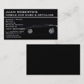 Automatisch gedetailleerde reinigingsautomatische  visitekaartje (Voorkant / Achterkant)