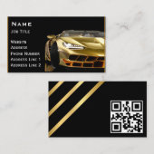 Automatisch gegevens over de auto voor de auto met visitekaartje (Voorkant / Achterkant)