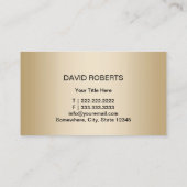 Automatisch gegevens over de auto voor de auto met visitekaartje (Achterkant)