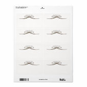 Automatisch gegraveerd door Auteur-bladwijzer Etiket (Full Sheet)