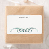 Automatisch gegraveerd door Auteur-bladwijzer Etiket (Insitu)