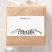 Automatisch gegraveerd door Auteur-bladwijzer Etiket (Insitu)