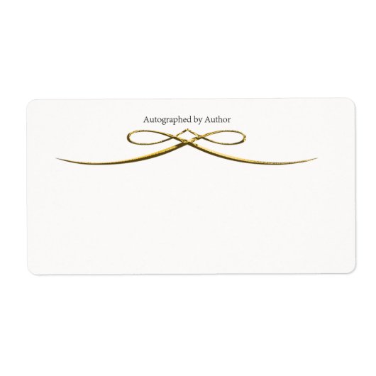 Automatisch gegraveerd door Auteur-bladwijzer Etiket (Voorkant)