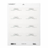 Automatisch gegraveerd door Auteur-bladwijzer Etiket (Full Sheet)