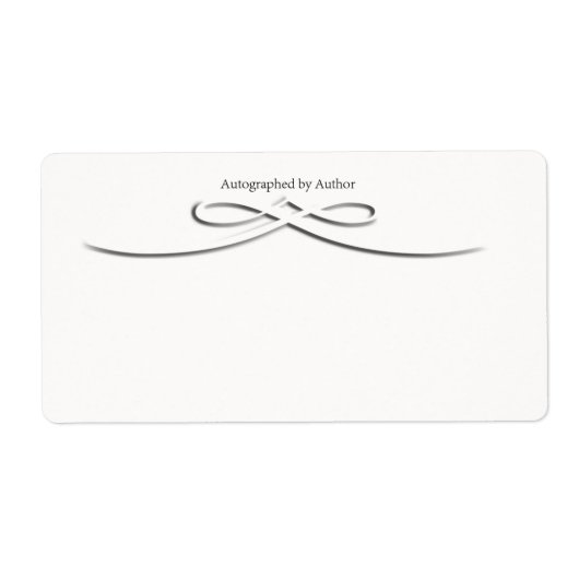 Automatisch gegraveerd door Auteur-bladwijzer Etiket (Voorkant)