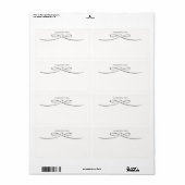 Automatisch gegraveerd door Auteur-bladwijzer Etiket (Full Sheet)