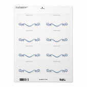 Automatisch gegraveerd door Auteur-bladwijzer Etiket (Full Sheet)