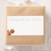 Automatisch gegraveerd door Auteur-bladwijzer Etiket (Insitu)