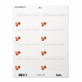 Automatisch gegraveerd door Auteur-bladwijzer Etiket (Full Sheet)